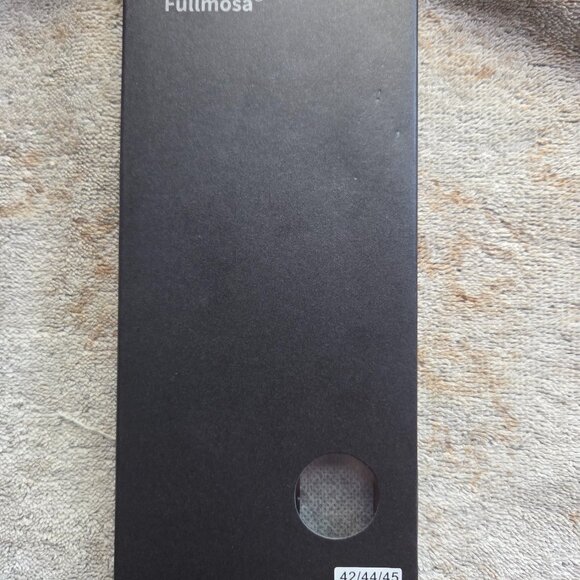 Fullmosa 42/44/45 watch band Metal iWatch band black 42mm new - Picture 1 of 4